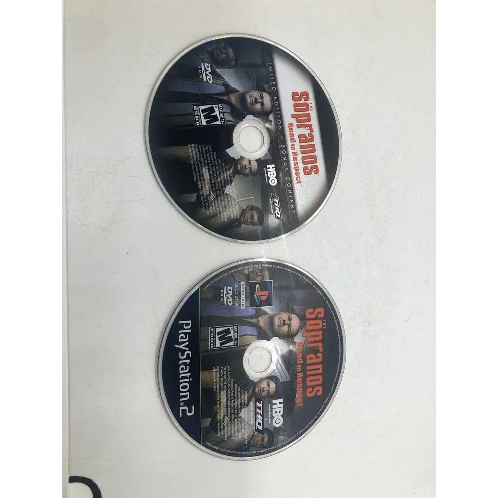 The Sopranos Road to Respect PS2 PlayStation 2 Limited Edition TESTED WORKING